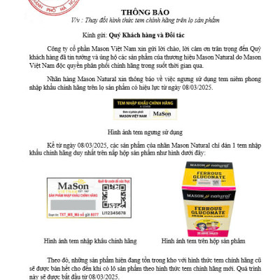 Viên uống bổ sung Canxi hữu cơ + Vitamin D3 cho bà bầu Mason Natural Calcium Citrate + D3 Mỹ 60 viên