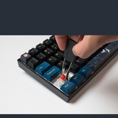 Bàn phím cơ không dây Newmen GM840 Pro (Hạc - Trăng & Mây) KailhBox Red / White Axis - Hàng Chính Hãng