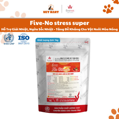 Five-No stress super Siêu giải nhiệt, khỏi lo sốc nhiệt.