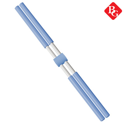 BG Gậy tập thẳng lưng Blue 6015 , thanh gậy tập yoga chống gù lưng, mở vai hình chữ thập