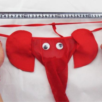 Quần lót nam lọt khe hình chú voi độc đáo - Màu đỏ