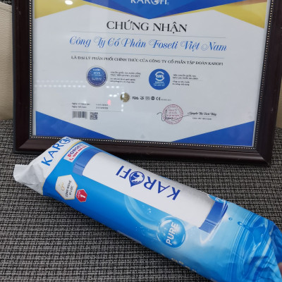 Combo lõi lọc nước Karofi 1, 2, 3 dành cho nước Cứng - Hàng Chính Hãng