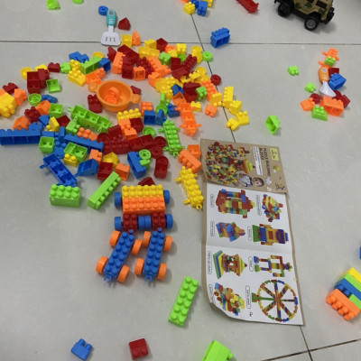 Bộ Đồ Chơi Lắp Ráp 265 Mảnh Ghép Sáng Tạo Cho Bé