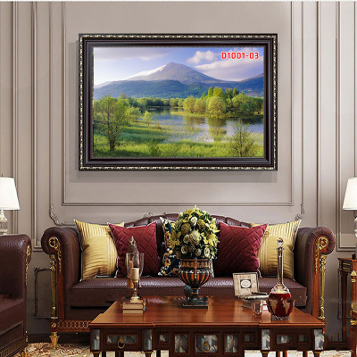 D1001 Tranh kính Phong cảnh Châu Âu ( được chọn mẫu)