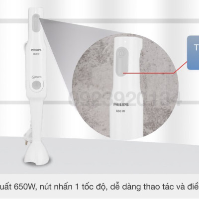Máy xay cầm tay 650w Philips HR2531 - Hàng chính hãng