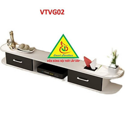 Kệ Ti Vi Treo Tường Trang Trí VTVG02 - Nội Thất Lắp Ráp Viendong Adv