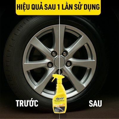 Xịt Dưỡng Và Làm Bóng Vỏ Xe FORMULA 1 615238 680ml Bóng Sâu Tự Nhiên Chống Ngả Màu Lốp Xe - Nhập Khẩu Chính Hãng