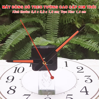 Máy Đồng Hồ Eastar Kim Trôi Độ Chính Xác Cao – Bộ Kim Đao thân Kim màu Đen có Dạ Quang màu Cam – Kèm theo Pin Maxell.