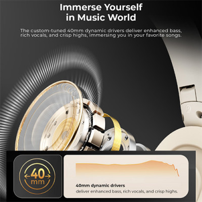 Tai nghe chụp tai Bluetooth Havit LIFE 02H H612BT - Hàng chính hãng