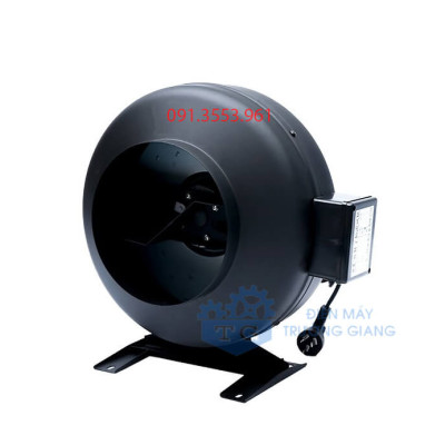 Quạt hút thông gió nối ống chính hãng KTO phi 200mm - Quạt nối ống chất liệu sắt siêu bền bỉ, êm ái
