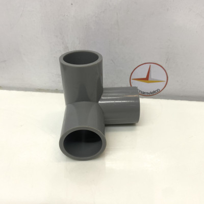 Co góc 3 nhánh, tê góc, co 3 hướng 34 nhựa PVC Bình Minh ( 5 cái )