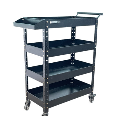 XE ĐẨY DỤNG CỤ XE ĐẨY DỤNG CỤ 4 NGĂN XE ĐẨY DỤNG CỤ XE MÁY XE ĐẨY DỤNG CỤ DÙNG CHO GAGARE Ô TÔ XE ĐẨY ĐỰNG ĐỒ NGHỀ