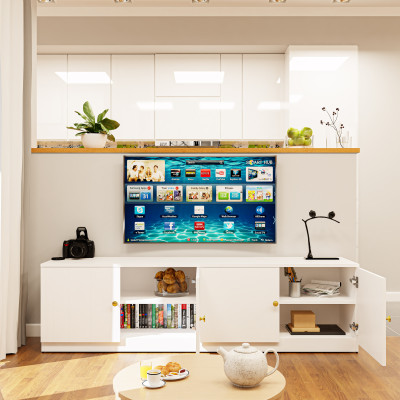 [Happy Home Furniture] JOVIE, Kệ TV 4 cửa mở , 180cm x 40cm x 50cm ( DxRxC), KTV_043