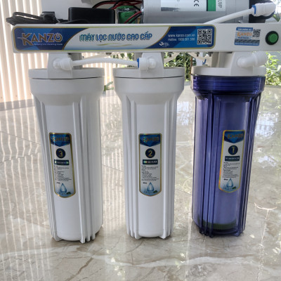 Combo 3 Lõi Lọc Nước 1,2,3 Kanzo RO L123 (Lõi PP5 + OCB + PP1) - Hàng chính hãng