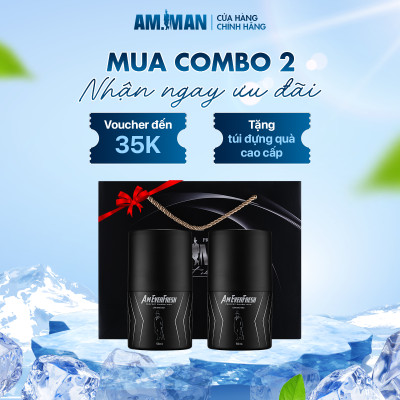 Lăn khử mùi AM MAN Am EverFresh 50ml khử mùi, khô thoáng, kiểm soát mồ hôi suốt ngày dài