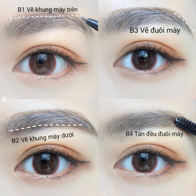 Bút Chì Sáp Kẻ Lông Mày Chống Trôi Lõi Siêu Mịn Màu Xám Tro Kissme Heavy Rotation Eyebrow Pencil 0,09 G