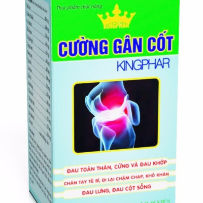 Cường gân cốt vai gáy Kingphar -Lọ 40 viên-Giúp hoạt huyết ,Thông kinh lạc,Hỗ trợ giảm tình trạng đau mỏi xương khớp