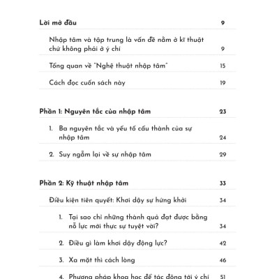 Sách - Tư Duy Nhập Tâm - Nghệ Thuật Thiết Kế Tập Trung Và Chuyển Hóa Động Lực Bằng Khoa Học Não Bộ