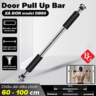 Xà đơn treo tường gắn cửa đa năng cao cấp tập thể dục tại nhà,Tay Cầm Bọc Đệm PVC Chống Trượt