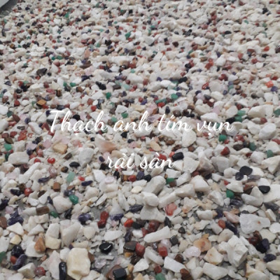 (1kg) Thạch anh tím vụn NHASAN ứng dụng của đá trong phong thủy