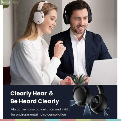 Edifier WH950NB - Tai Nghe Over-Ear Blutooth 5.3, ANC, Hi-Res Wireless, Màng Loa 40mm, Sử Dụng 55 Giờ- Hàng chính hãng