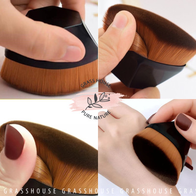 Cọ Chuyên Đánh Kem Nền không tì vết Lông Mềm Cầm Tay Có Hộp Đựng Đầu Phẳng Hình Lục Giác Dùng Tán Kem Nền / Phấn Má/ BB