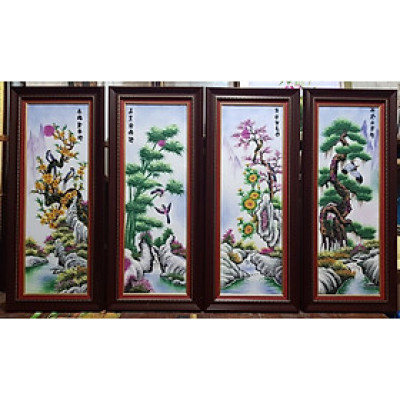 Tranh đá tự nhiên - Xuân Hạ Thu Đông