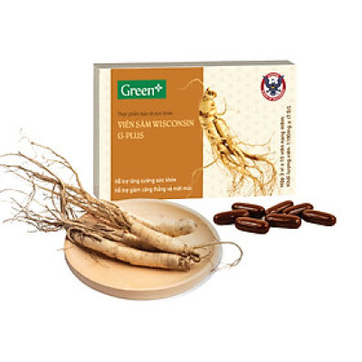 Viên sâm Wisconsin G-Plus (Đại bổ nhân sâm) (hộp 30 viên)