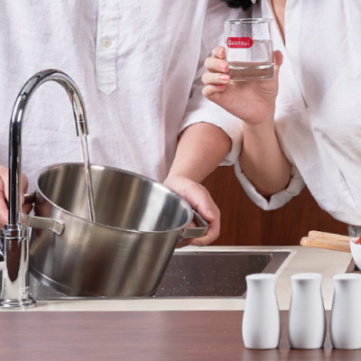 Thiết Bị Lọc Nước Dưới Bồn Rửa Mitsubishi Cleansui EU101 Chống Rò Rỉ, Không Dùng Điện, Không Nước Thải, Công Suất Lọc 8000 Lít - Hàng Chính Hãng