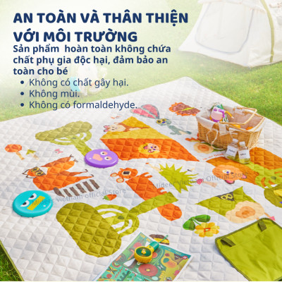 Lều cho bé gấp gọn kèm thảm dã ngoại cắm trại chống thấm nước Mideer Deer Camp Party