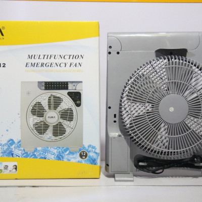 Quạt Sạc Tích Điện Dạng Hộp FUJIKA FJ-EF0112 - Hàng Chính Hãng