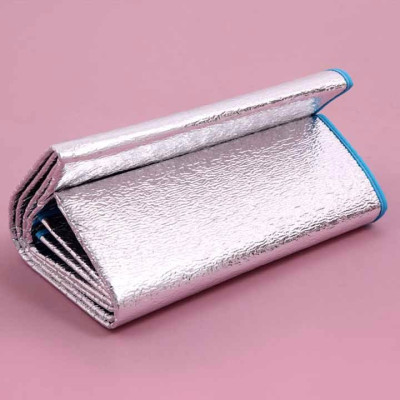 Chiếu Bạc Ngủ Trưa Văn Phòng Tấm Thảm Trải Lót Bạc Gấp Gọn Cách Nhiệt Du Lịch 1mx2m