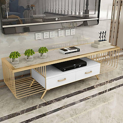 [Trả góp 0%] Kệ Tivi Teramo trắng IBIE nhiều tùy chọn