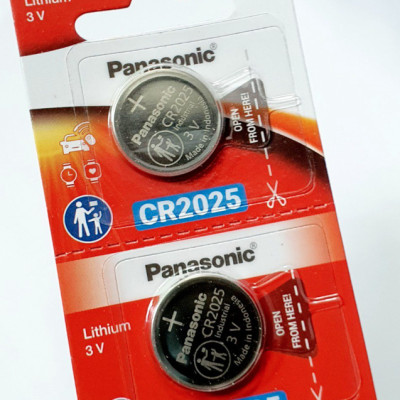 5 Viên Pin CR2025 3V Panasonic Lithium made in Indonesia - Hàng chính hãng