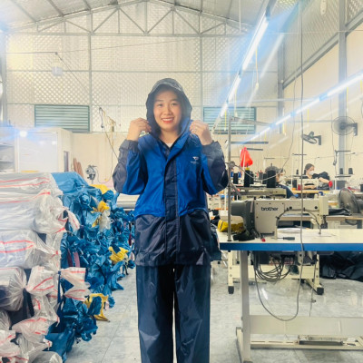 Áo Mưa Bộ 2 Lớp Chống Thấm Nước Cao Cấp - Chất Liệu Vải Dù 62A (1/12)