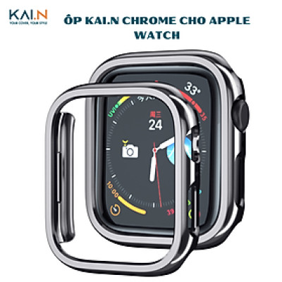 Ốp Case Kai.N Chrome Dành Cho Apple Watch Ultra 2/ Ultra/ 4/5/6/7/8/9/SE/10 Mạ Chrome_ Hàng Chính Hãng