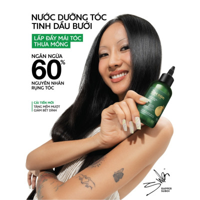 Combo Toner bí đao cân bằng da cocoon 140ml + Nước dưỡng tóc tinh dầu bưởi Pomelo Cocoon 140ml