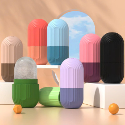 Máy Massage Mặt Làm Đẹp Da Lạnh ICE Giúp Nâng Cơ Mặt, Rửa Sạch Sâu, Tăng Cường Hấp Thụ Tinh Chất Dưỡng Da Kèm Massage Mắt Loại Quầng Thâm 