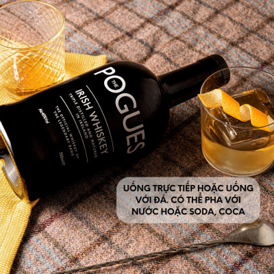 Rượu Irish Whiskey Pogues 40% 700ml