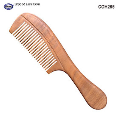 Lược gỗ Bách Xanh có mùi thơm nhẹ (Size: L - 19cm) COH265 - Chải tóc làm dịu tâm trí giảm căng thẳng - Giúp Tóc Suôn & Mềm Không Làm Rụng