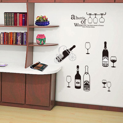  Decal dán tường kết hợp Dưới ánh đèn đêm JM7211+ XH5206 [ Size Lớn ]