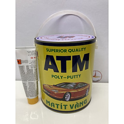 Mattit vàng ATM trét vết lồi lõm sắt thép và gỗ 3.5kg