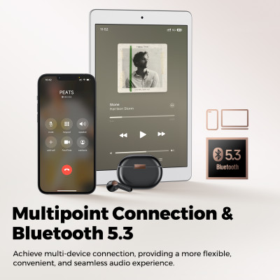 Tai nghe True Wireless SoundPEATS Air4 Pro | APTX Lossless | Hyrid ANC 45dB | APTX Voice 6Mic | Bluetooth 5.3 - Hàng Chính Hãng