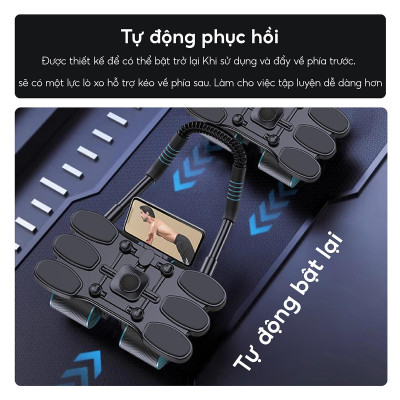 Con Lăn RW099 - 4 Bánh Tập Bụng Trợ Lực Thế Hệ Mới - Khuỷu Tay - Plank Tại Nhà