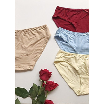 COMBO 5 QUẦN MW COTTON TRƠN -SIZE M