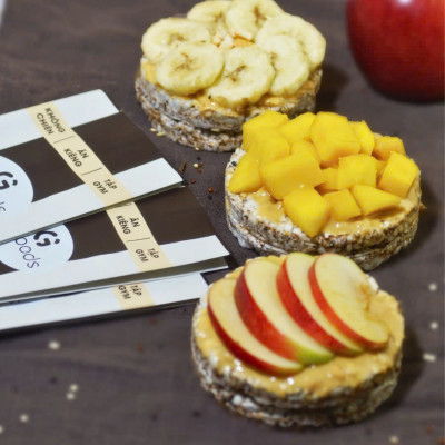 Combo 3 Gói Bánh Gạo Lứt Vị Lứt Mầm ST25 (Mỗi Gói 170g) - Thực Phẩm Bổ Sung Dinh Dưỡng Cho Người Tiểu Đường, Người Ăn Chay, Ăn Kiêng, Giảm Cân, Tập Gym, Eat Clean, Hàm Lượng Chất Xơ Cao