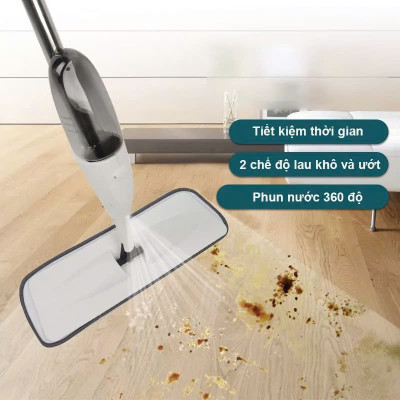 Cây Lau Nhà Phun Sương Thông Minh – Bộ Chổi Lau Đa Năng Có Bình Xịt, Làm Sạch Mọi Ngóc Ngách!
