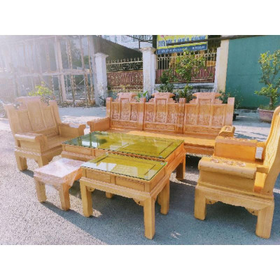 Bộ bàn ghế âu á trương cuốn thư- NỘI THẤT BÌNH LONG 0988-352-210