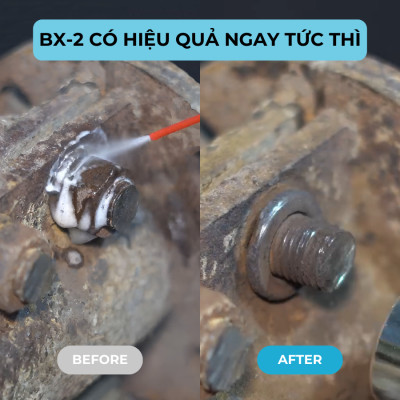 Bình Xịt Chống Rỉ Sét Bôi Trơn Đa Năng Cho Kim Loại O’tech BX-2 (450ml) Lubricant Oil - Hàng Chính Hãng