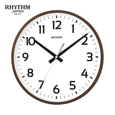 Đồng hồ Rhythm CMG619NR06- Kt 30.5 x 3.5cm, 630g, Vỏ nhựa. Dùng Pin.
